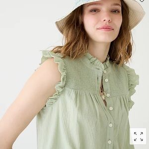 JCrew Garden Gauze Top